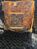 Bees & Blooms Handmade Quilted Crossbody Tote Bag